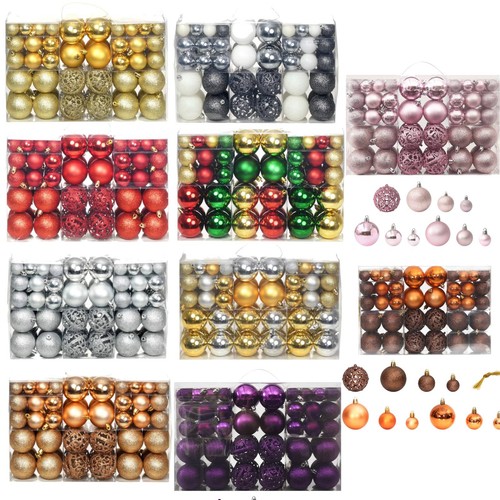 100 tlg weihnachtskugel - weihnachtskugel, set