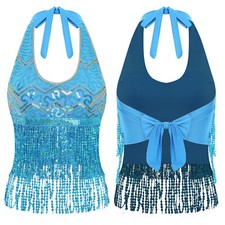 Frauen Bauch Tanz Crop Top