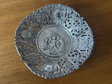 Durchbruchschale silberfarben