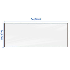 Wasserdichte Transparente Plane mit Ösen Schutzplane Klare Garten LKW Folie PE