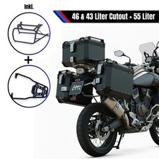 Alukoffersystem schwarz für