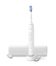 Philips Sonicare 7100 Elektrische Zahnbürste 4 Modi Ständer + Etui - Weiß HX7420/01