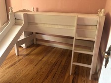 Cinderella Kinderzimmer Set Hochbett mit rutsche, Bank und ein Eckkleiderschrank