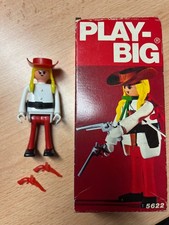 PLAY BIG 70er Jahre Vintage Figuren Spielzeug Cowboy Lady No.5622 OVP