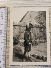 Foto alt,Ostheim vor der Rhön, Junge mit Zweispitz, Hut, Militär 1933 (4)