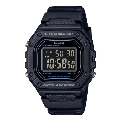 Casio 218h 1bv digitale - w-218h-1bv,