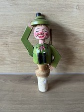 Zierkorken Holz geschnitzt Jäger Förster