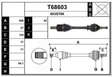 Antriebswelle für Ford USA