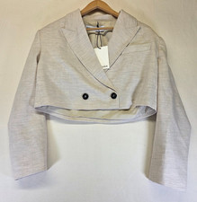 Bershka cremefarbener Blazer