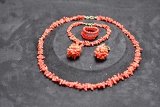Korallen Schmuck  Kette 