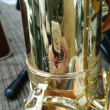 Yamaha YTS-32 & Hartschalenkoffer Gold Tenorsaxophon Saxophon unjustiert, ung...