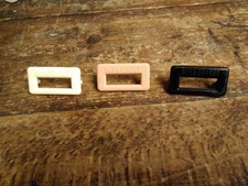 3 Beschriftungsschildchen für Telefon W48/49 weiß und schwarz Mix & Genest