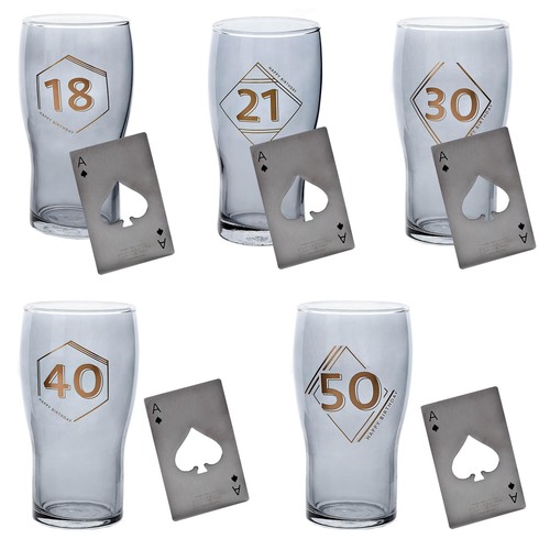 Pint bierglas und - pint,