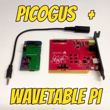 PicoGUS ISA Gravis UltraSound + Wavetable Pi MT32-PI General MIDI Roland MT-32