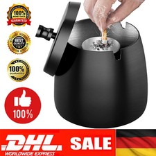 Aschenbecher Edelstahl Großer