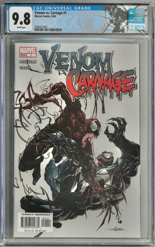 Venom carnage cgc 9 8 - vs, 9.8