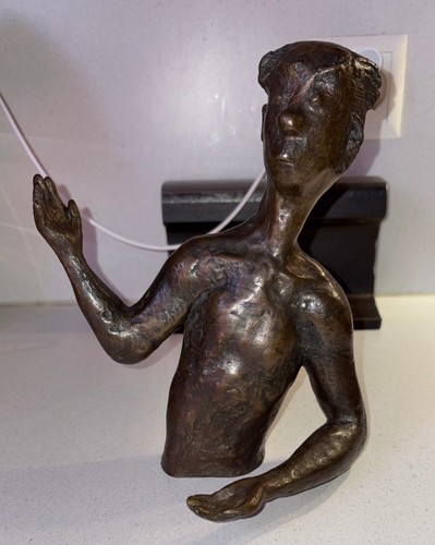 Antike bronze figur skulptur - /,