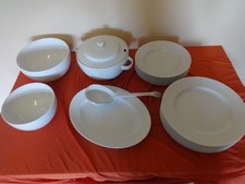 Rosenthal Essservice für 10 Personen weißer Porzellan