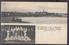 6496. Ak West-Pommern Gülzow Golczewo 11.Gauturnfest des Rega-Gaues 1911