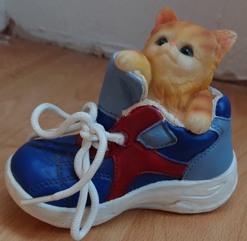 Katzenfigur spardose katze - katzenfigur,