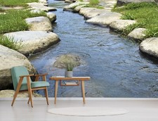 3D Stein See Q7764 Tapete