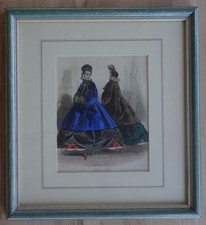 Colorierter Kupferstich