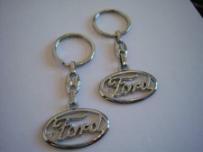 2x Schlüsselanhänger CHROM