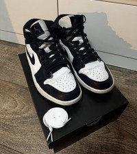 AIR JORDAN 1 MID WHITE/METALLIC GOLD-OBSIDIAN 42 sneaker turnschuhe