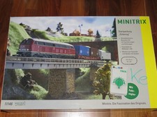 N  Minitrix 11146 - Startset Güterzug mit BR 216 DB Neuwertig  OVP 9674