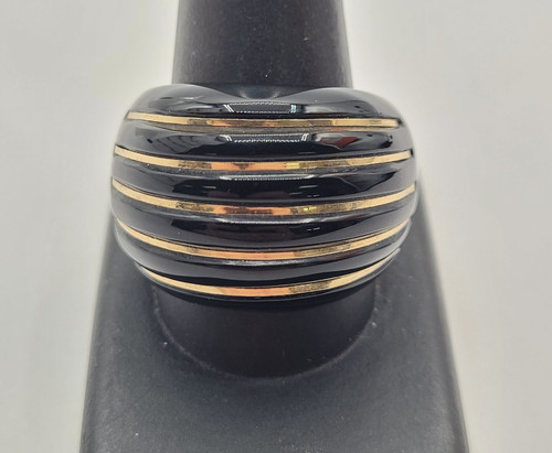 Statement ring 14 k - g,