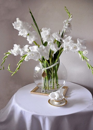 Große glas vase blumenvase - glas,