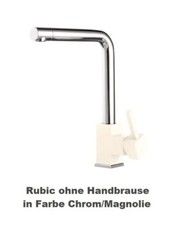 Küchen-Armatur Systemceram RUBIC Hochdr. Chrom/Magnolie Hersteller-NP535 €,Creme