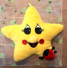 Sonne mit Marienkäfer aus Plüsch