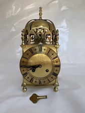 Laternenuhr 17 Jewels Handaufzug August Schatz und Söhne Prunk Uhr Standuhr