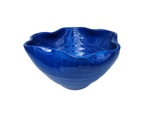 Blauer blumentopf pflanztopf - blauer,