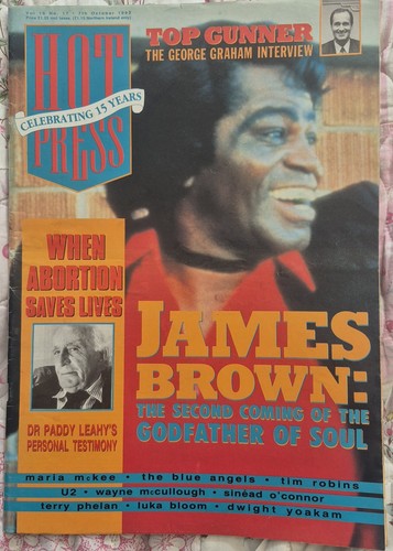 Hot press magazine james brown - press,