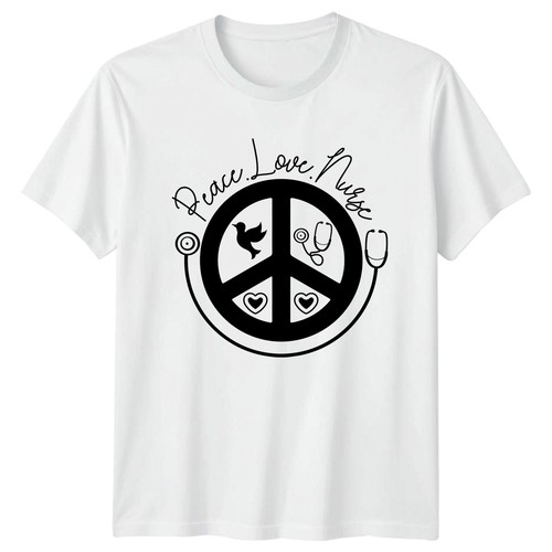 Peace love krankenschwester - peace,