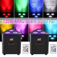 2X 120W RGBW Akku LED Par