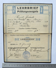 Lehrbrief prüfungszeugnis - lehrbrief,