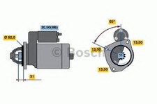 BOSCH 0 986 017 760 Starter Anlasser 6,7kW für SCANIA 4 - series 4 - series bus