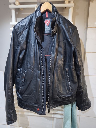 Strellson lederjacke schwarz - strellson,