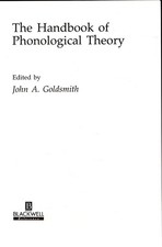 The Handbook of Phonological Theory Band 1 Goldsmith, John A.: