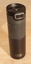 AUDI Isolierbecher Isolierflasche Thermoflasche Edelstahl schwarz 3292200400