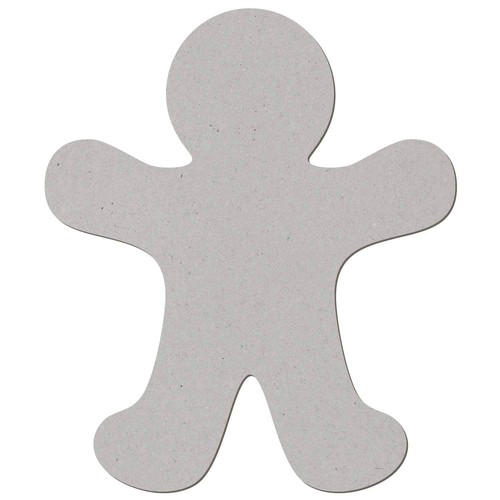 Pappe lebkuchenmann 50 cm - -,