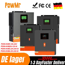 3000W Hybrid Wechselrichter 12V 24V 4.2KW 1600W Off Grid Solar Inverter MPPT 80A