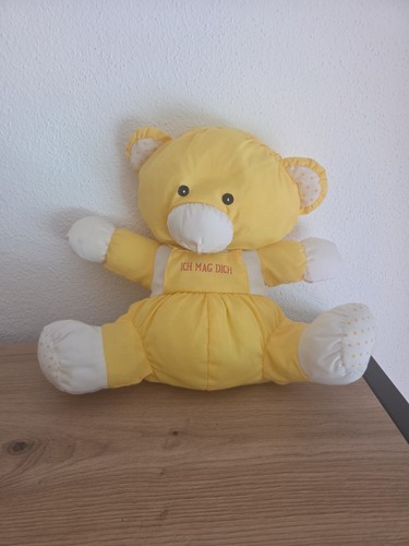Gelber plüschbär 80er - gelber,