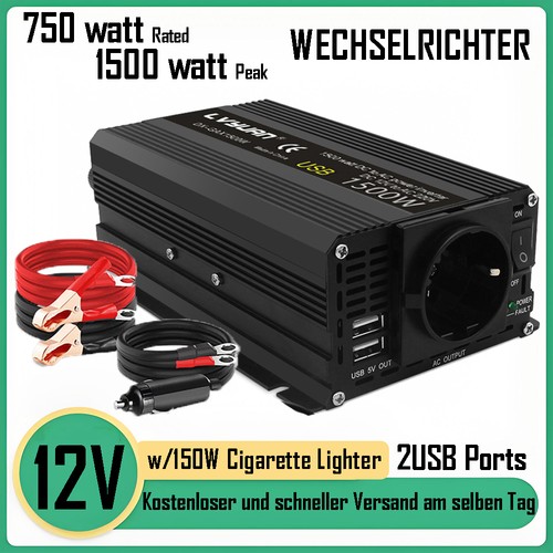 750w wechselrichter 12v - 750w,