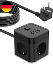 JSVER Steckdosenleiste USB