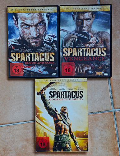 Spartacus dvd box - spartacus,