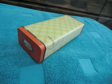 Fossil Brillenetui Blech Grün